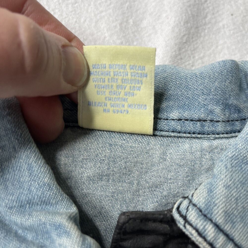 Born to Ride Denim toddler 3T jacket Biker blue jean jacket Go Baby Tag - Picture 15 of 16